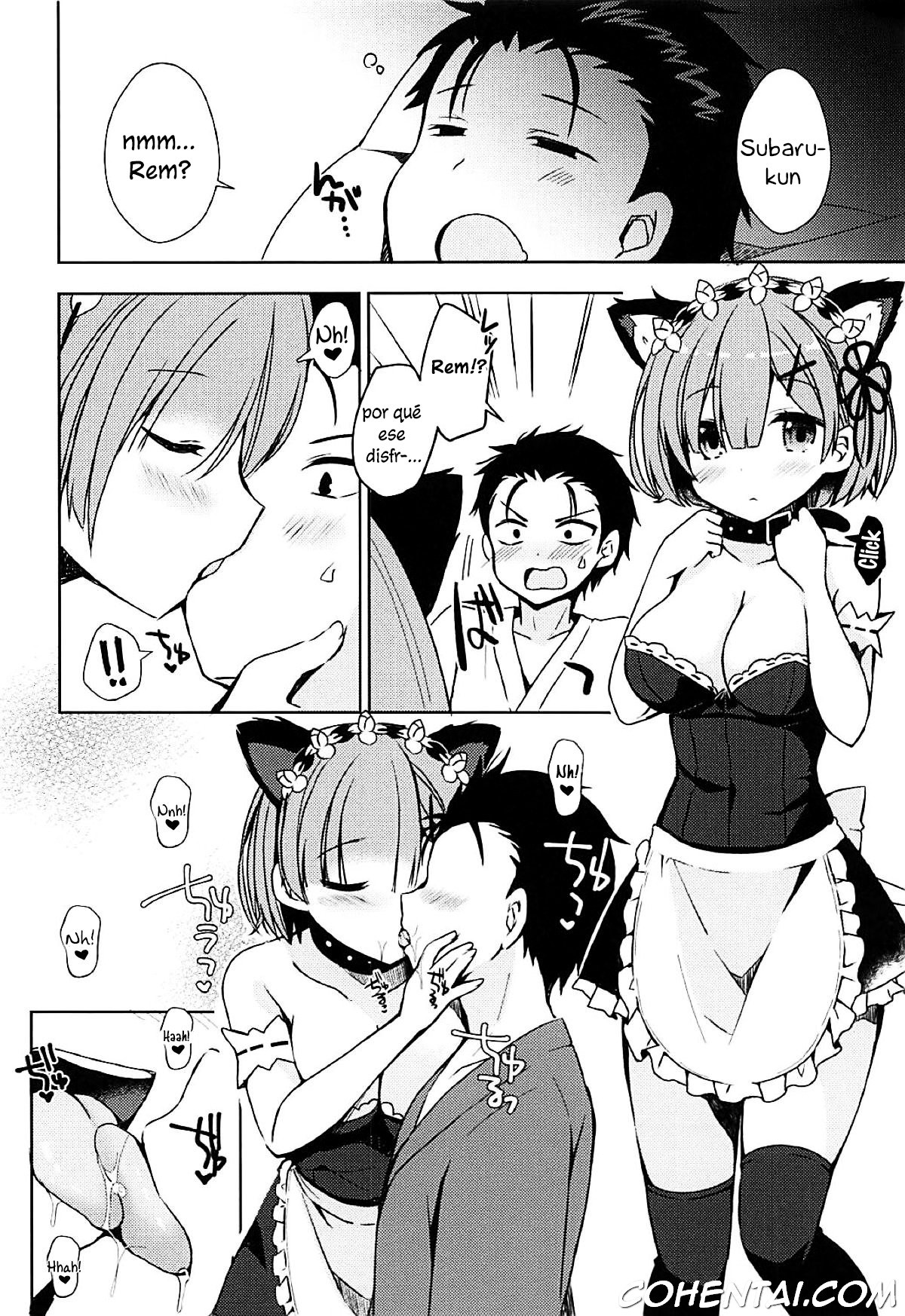 Rem-nyan to Nyannyan Suru? (Re:Zero kara Hajimeru Isekai Seikatsu) xxx comics manga porno doujin hentai español sexo 