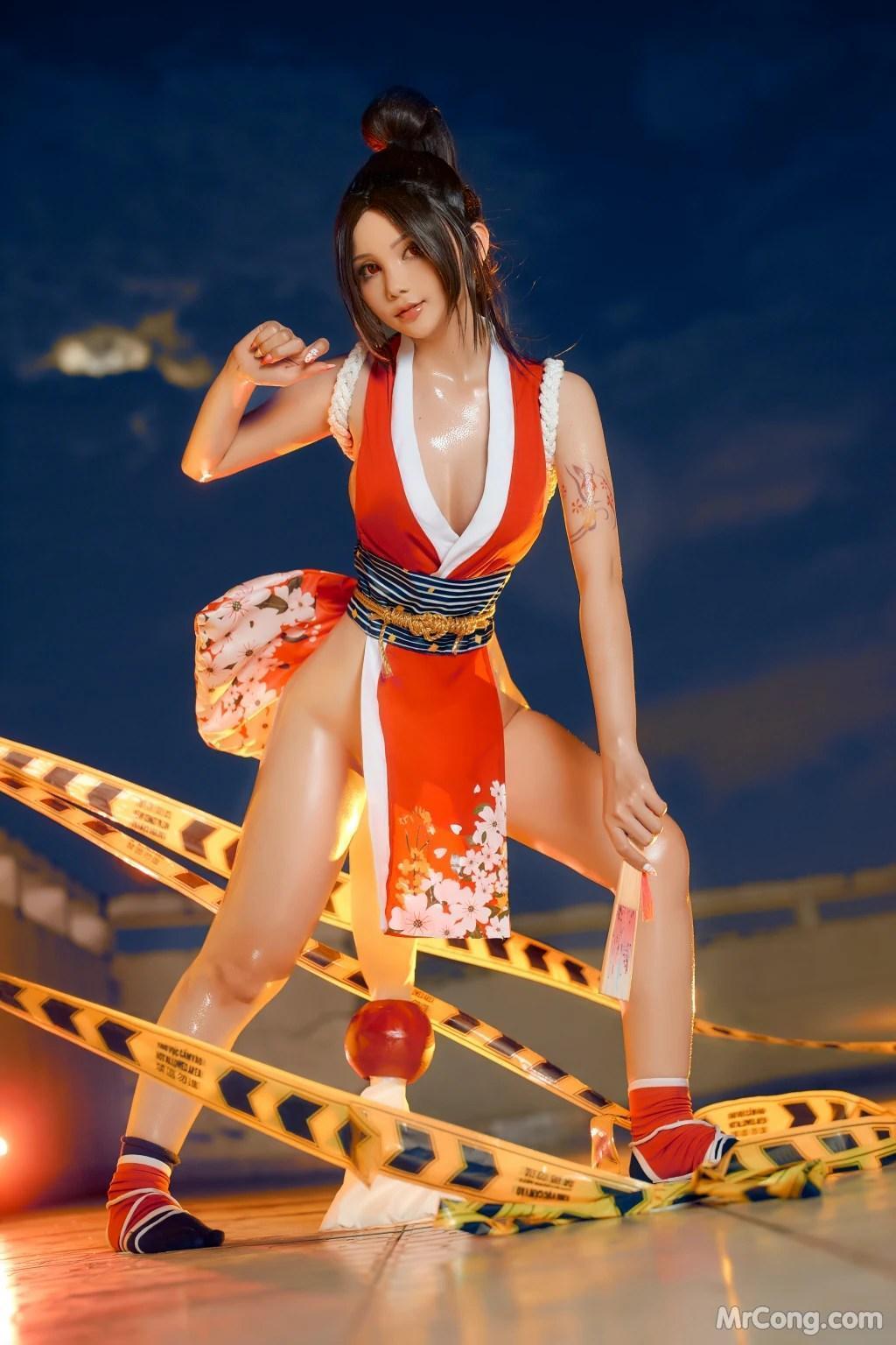 Coser@Joyce Lin: Mai Shiranui (40 photos)(2)