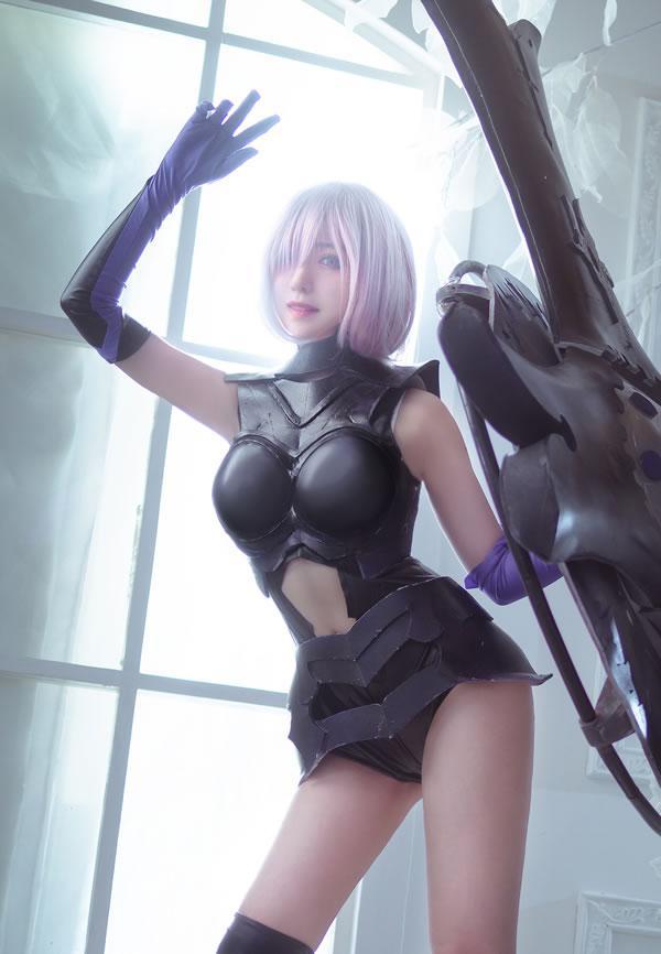 高颜值coser Shika小鹿鹿-玛修(5)