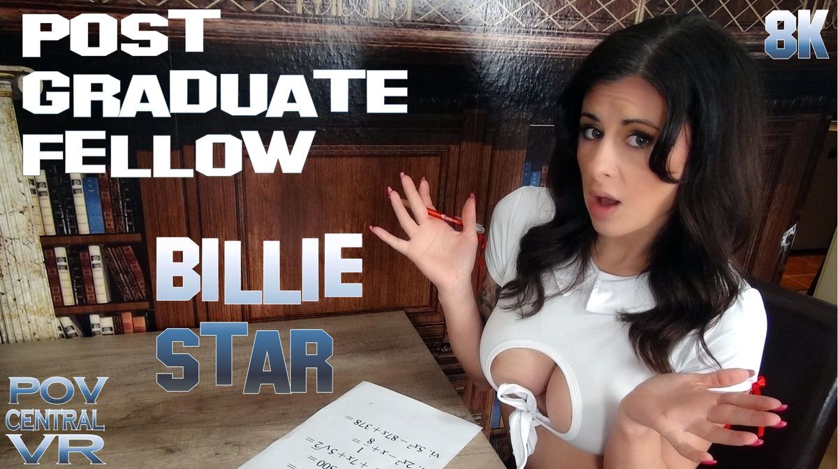 [POVcentralVR / SexLikeReal.com] Billie Star - Billie Star: Post Graduate Fellow [2022-08-04, Big Boobs, Big Tits, Blowjob, Brunette, Cheerleader, College, Cowgirl, Cumshots, Doggy Style, Fingering, Hardcore, Piercings, POV, Reverse Cowgirl, School, Skirt