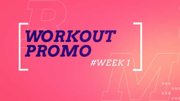 Workout Promo - VideoHive 20760495