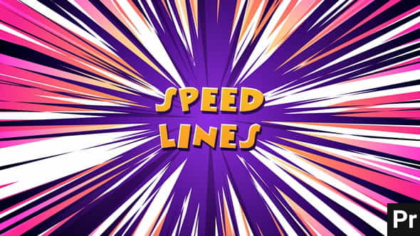Speed Lines Backgrounds | Essential - VideoHive 32632043