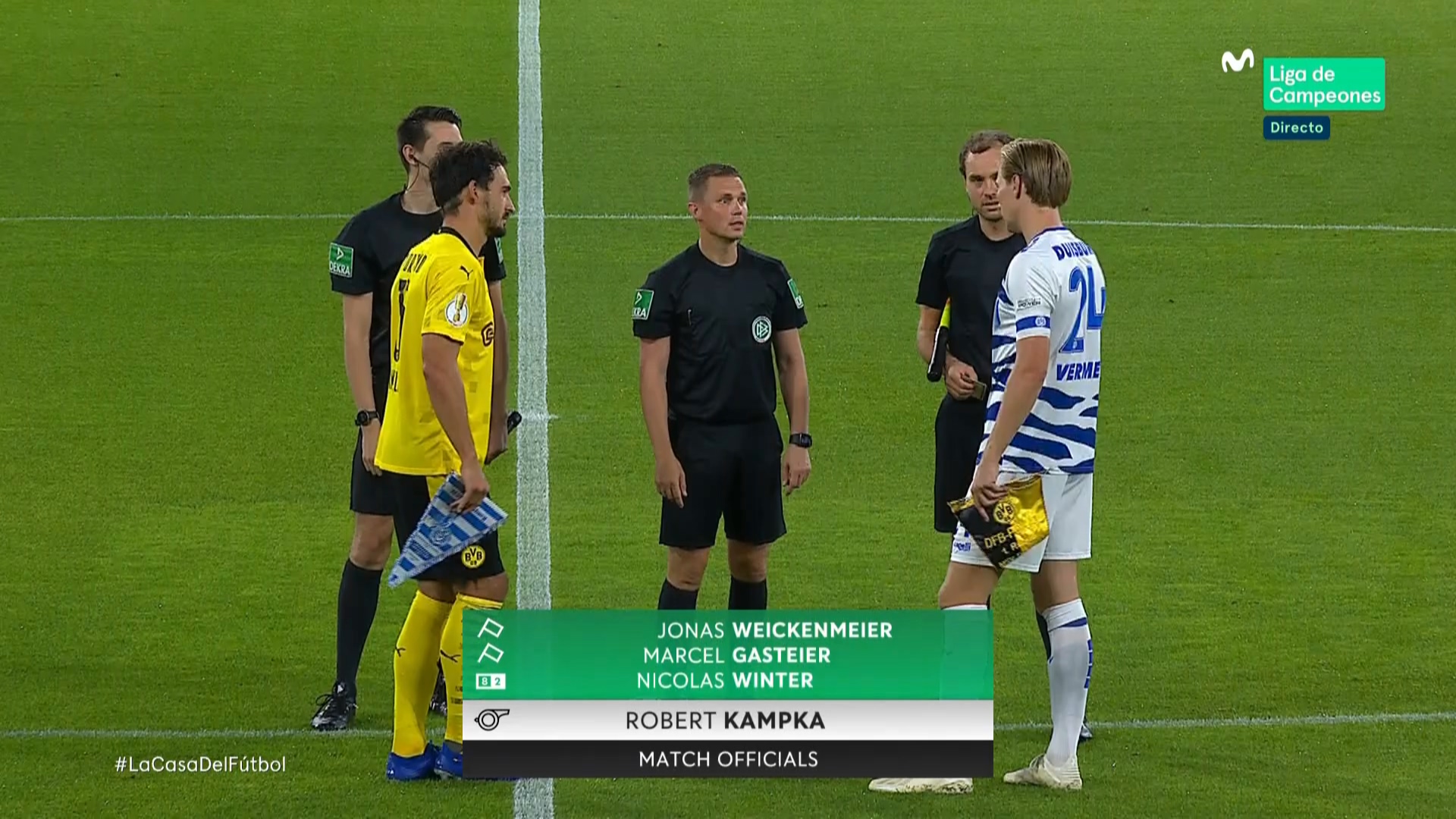 DFB Pokal 20/21 - 1st Round - MSV Duisburg vs Borussia ...
