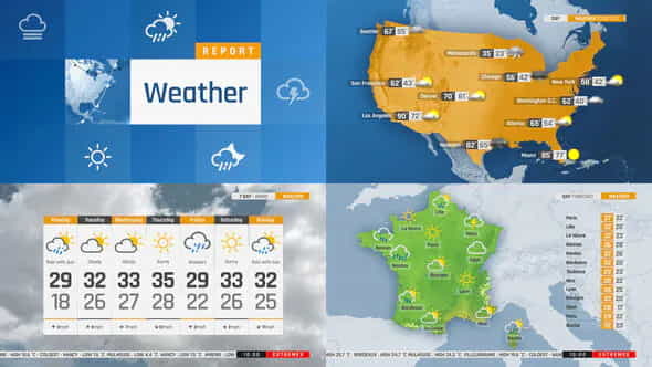 The Complete World Weather Forecast - VideoHive 26764828