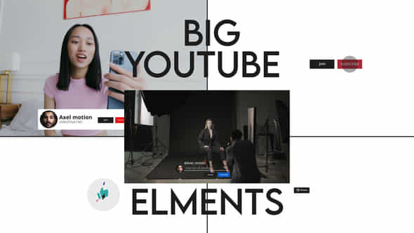 Youtube Big Elements - VideoHive 47361067