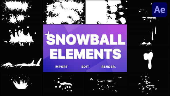 Snowball Elements | After Effects - VideoHive 29648320