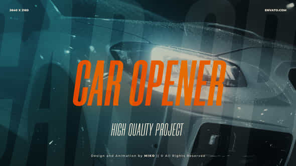 Car Logo Opener - VideoHive 47668457