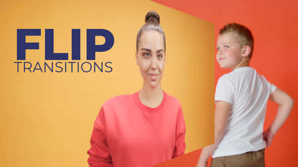 Flip Transitions - VideoHive 39785954