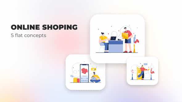 Online shoping - - VideoHive 39948064