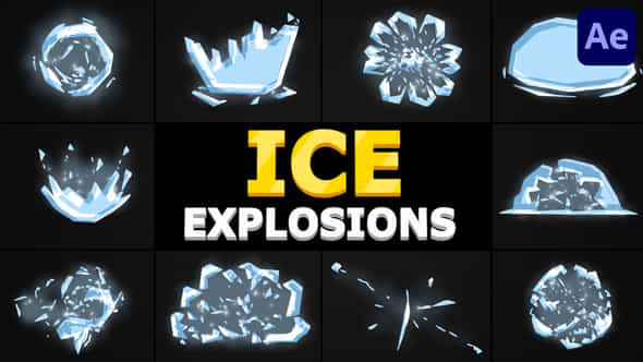 Ice Explosions - VideoHive 35567857