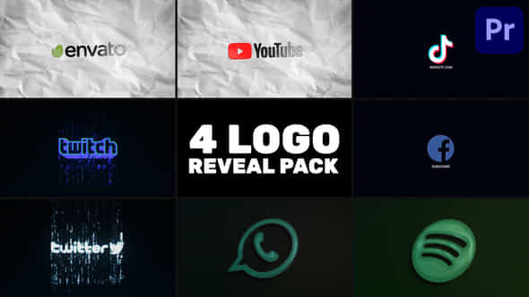 Logo Reveal Pack For Premiere Pro - VideoHive 48697396