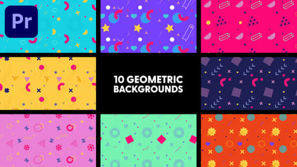 Geometric Backgrounds - VideoHive 41888178