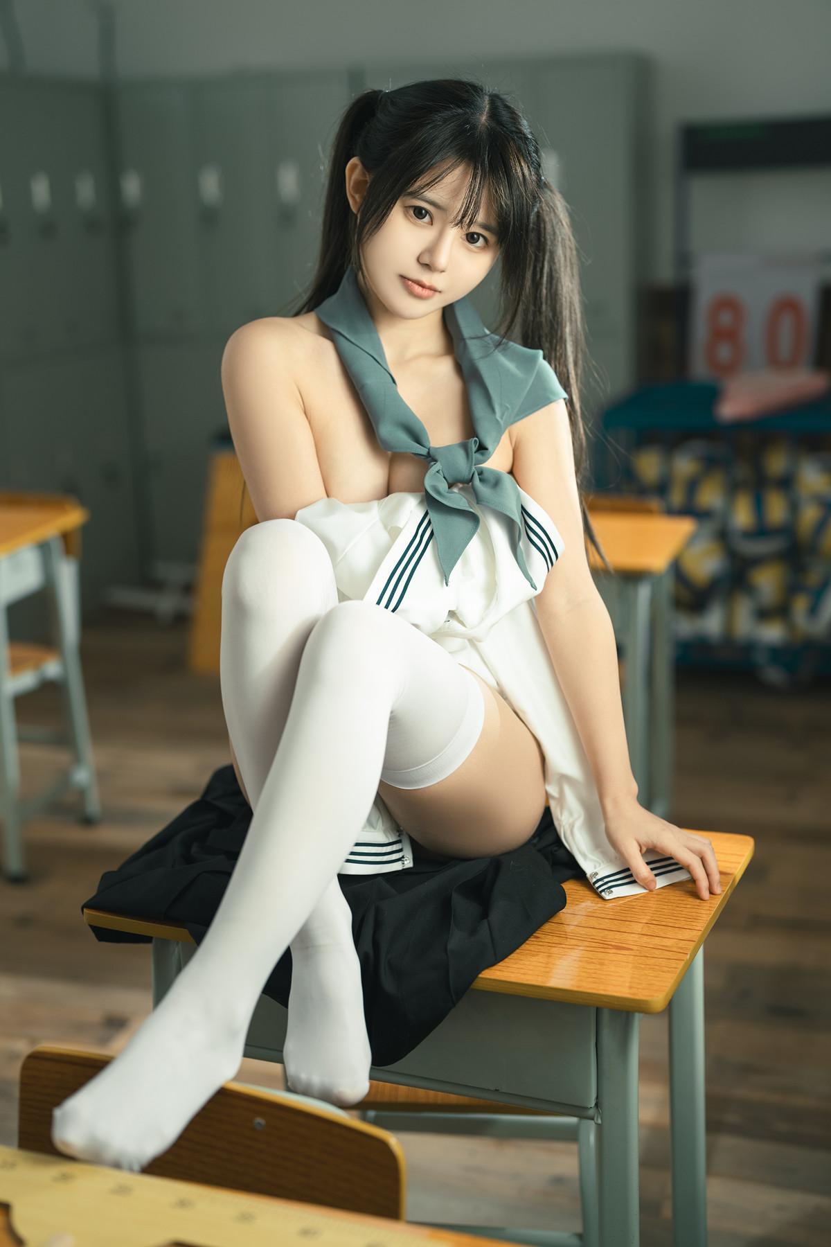 Cosplay Rua阮阮 授课中 In Class(41)