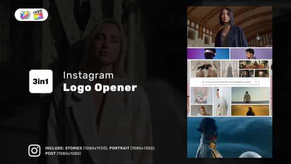 Instagram Logo Opener For Apple Motion And Fcpx - VideoHive 49774765