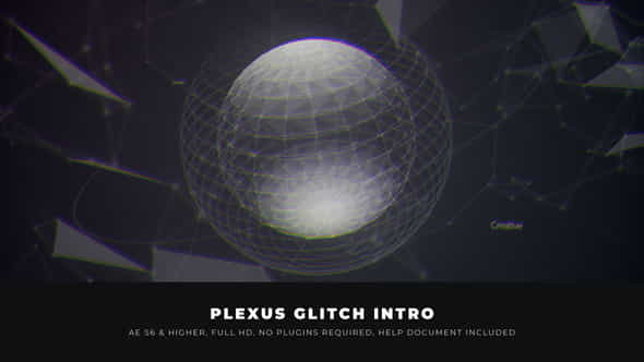 Plexus Glitch Intro - VideoHive 19289678