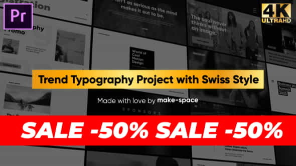 Swiss Typography Pack - for - VideoHive 25227529