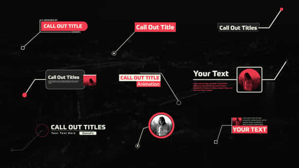 Call Out Titles Pack - VideoHive 49488925