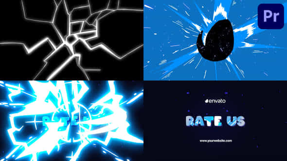 Crack Wall Explosion Logo Opener Premiere Pro Mogrt - VideoHive 53688090