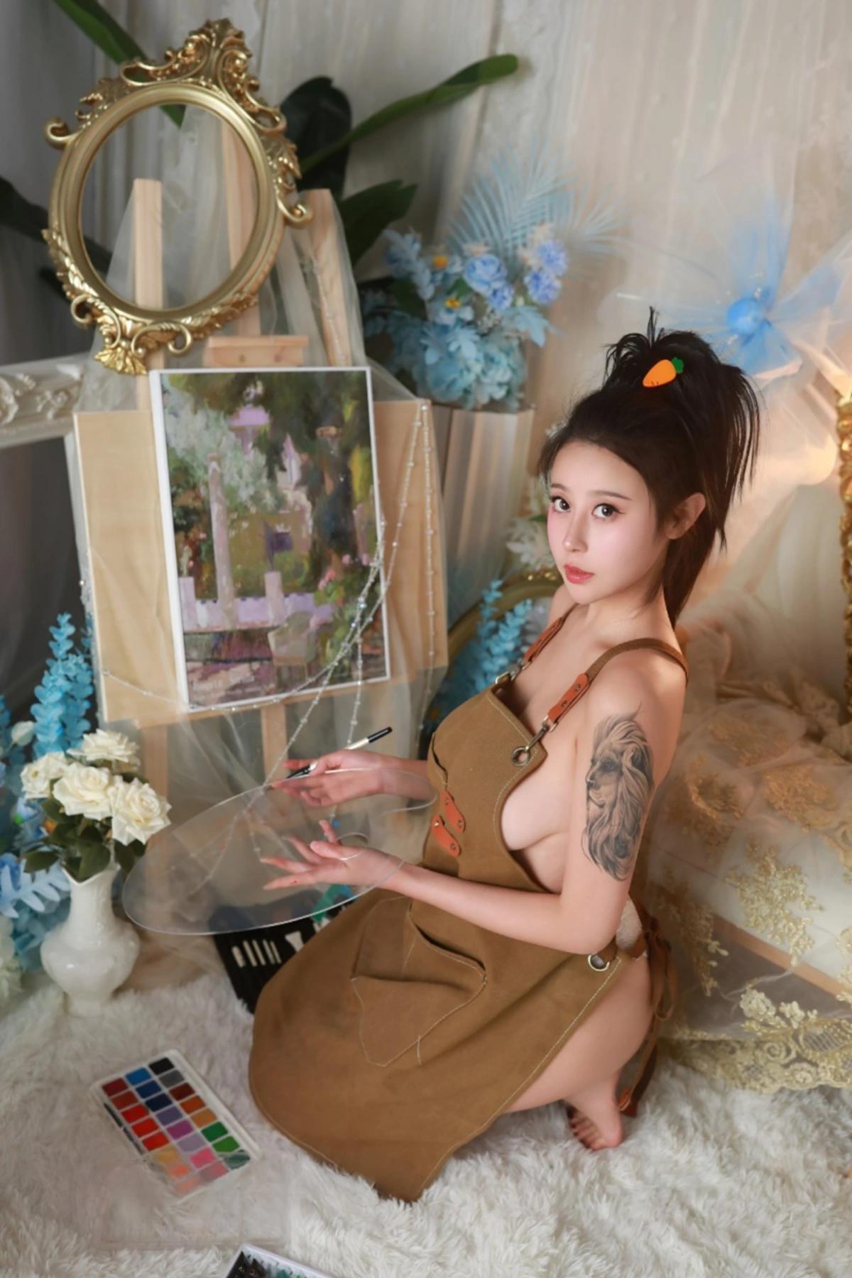 Cosplay 奈汐酱nice – 画家(2)