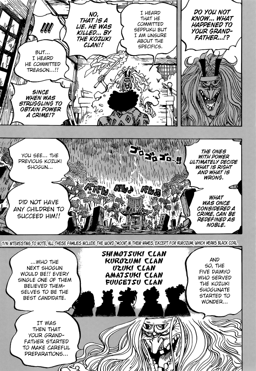 One Piece Chapter 965 Am Mưu Của Gia Tộc Kurozumi Diễn đan Truyện Tranh Chap Vn
