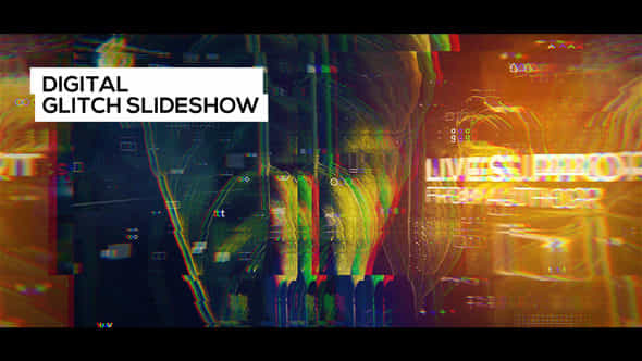 Digital Glitch Slideshow - VideoHive 23461939