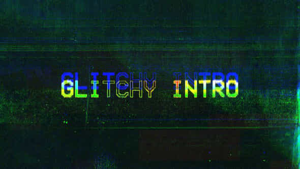 Glitchy Intro Mogrt - VideoHive 51832923