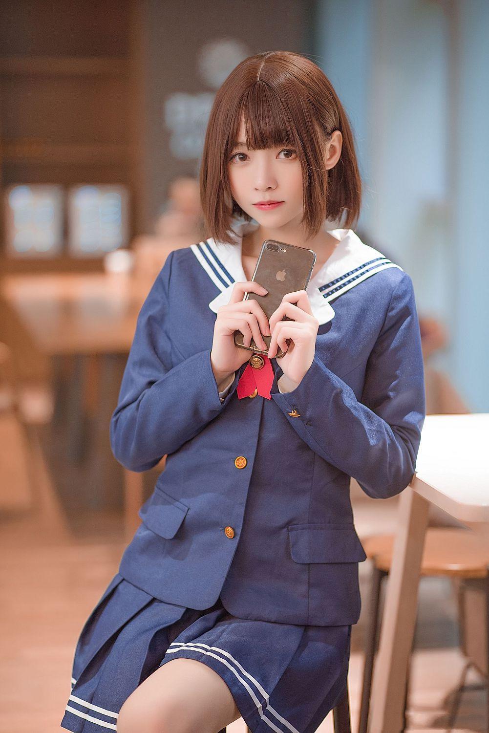 [福利女神cosplay] 大大卷卷小卷 - 加藤惠校服(13)