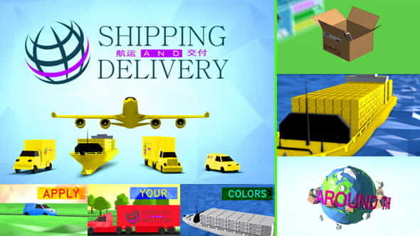 Shipping Transportation and Delivery - VideoHive 8688307