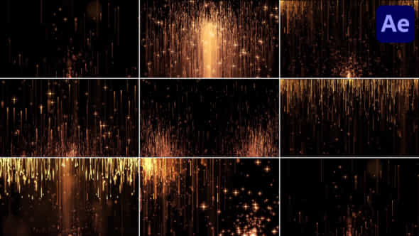 Gold Collection Backgrounds For After Effects - VideoHive 52119603