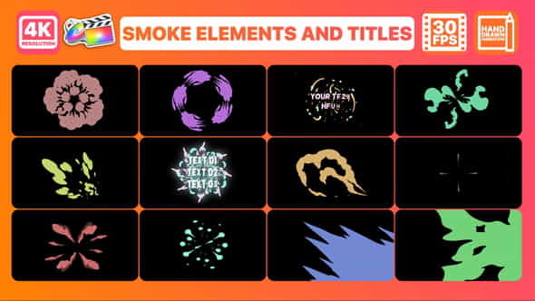 Smoke Pack 02 and Titles - VideoHive 35618256