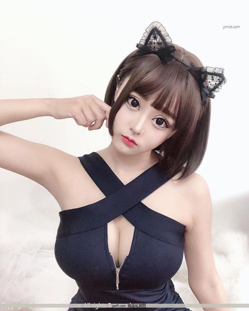 热辣小野猫！大眼正妹「Iris恩儿」曲线好狂，白嫩美乳太犯规！(7)