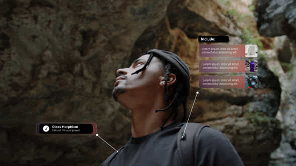 Call Out Glassmorphism Style - VideoHive 49001257