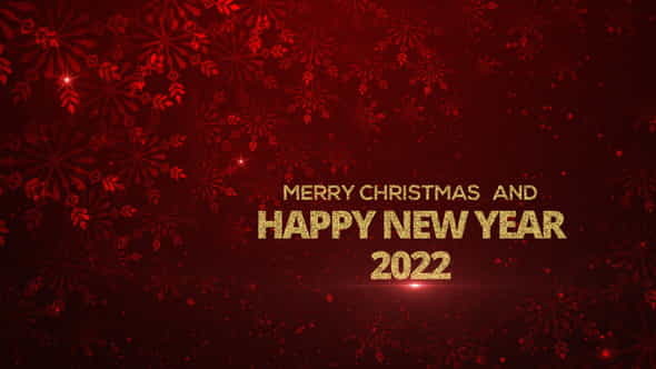 Red Merry Christmas Wishes - VideoHive 35230342