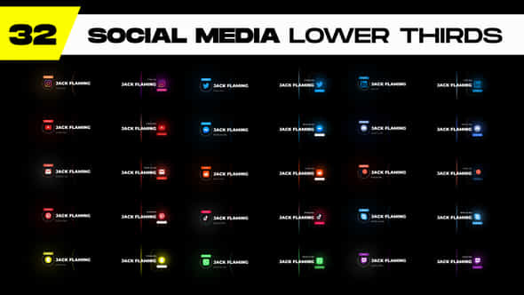 Social Media Lower - VideoHive 38001445
