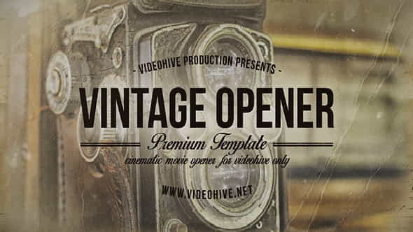 Vintage Opener Two - VideoHive 8826071