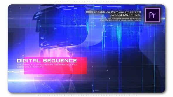 Digital Sequence Slideshow - VideoHive 33947955