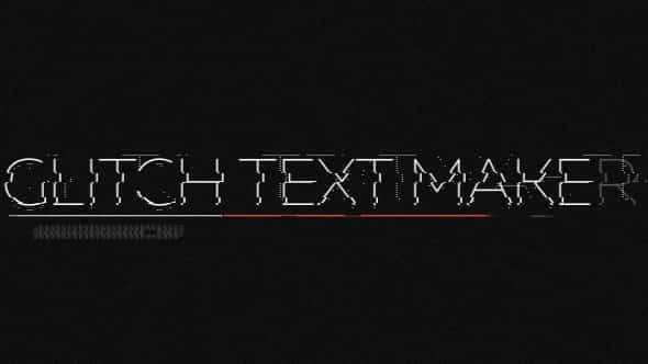 Glitch Text Maker - VideoHive 19727266