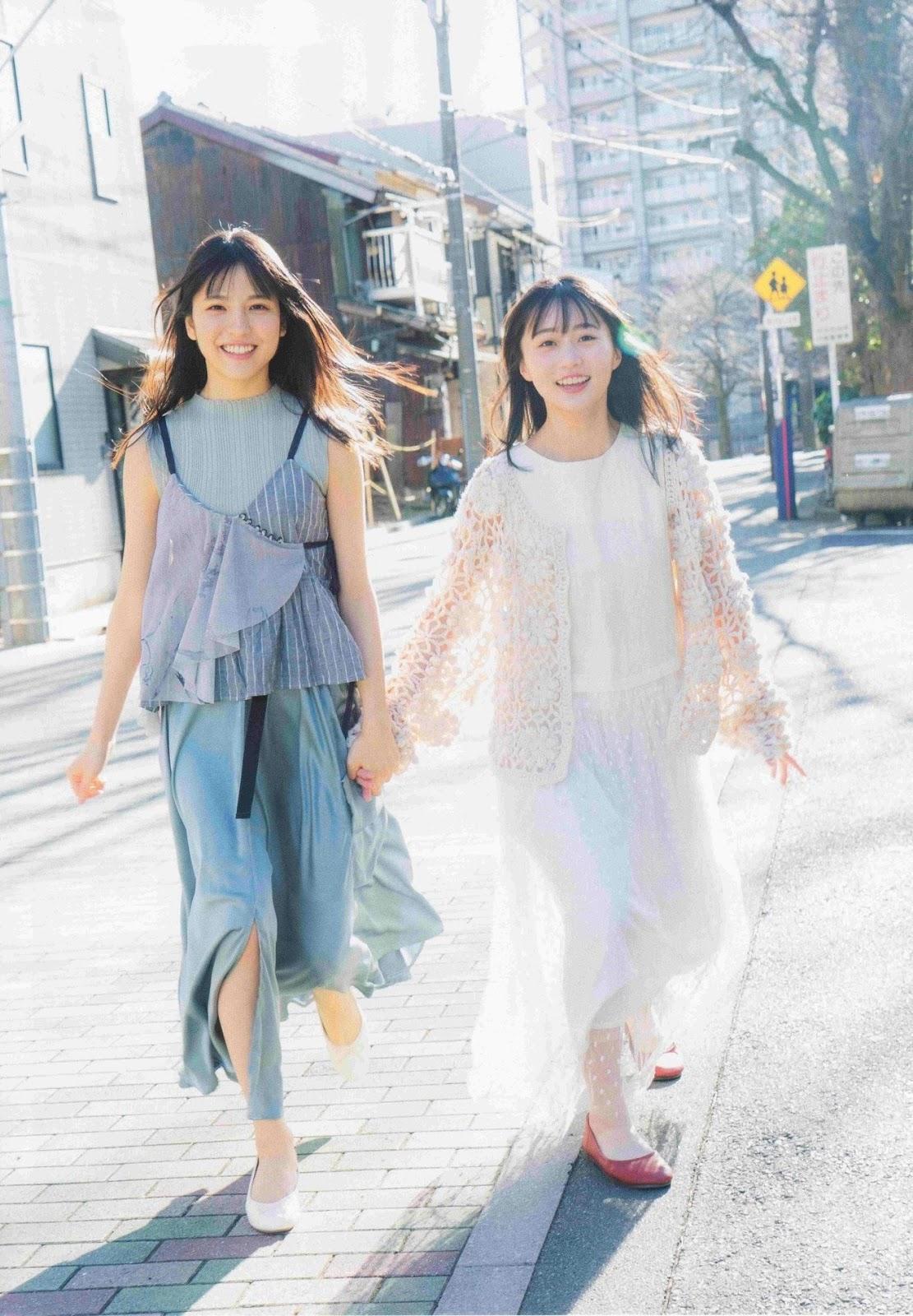 早川聖来 & 矢久保美緒, B.L.T. 2019.04 (ビー・エル・ティー 2019年4月号)(2)