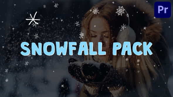 Cartoon Snowfall | Premiere Pro - VideoHive 29516157