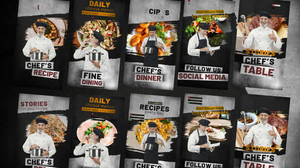 Chefs Table Stories - VideoHive 49451016