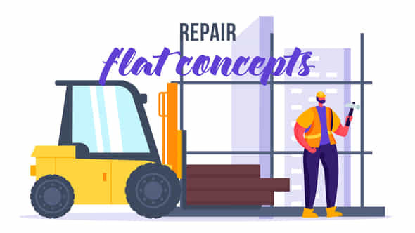 Repair - Flat - VideoHive 32924728