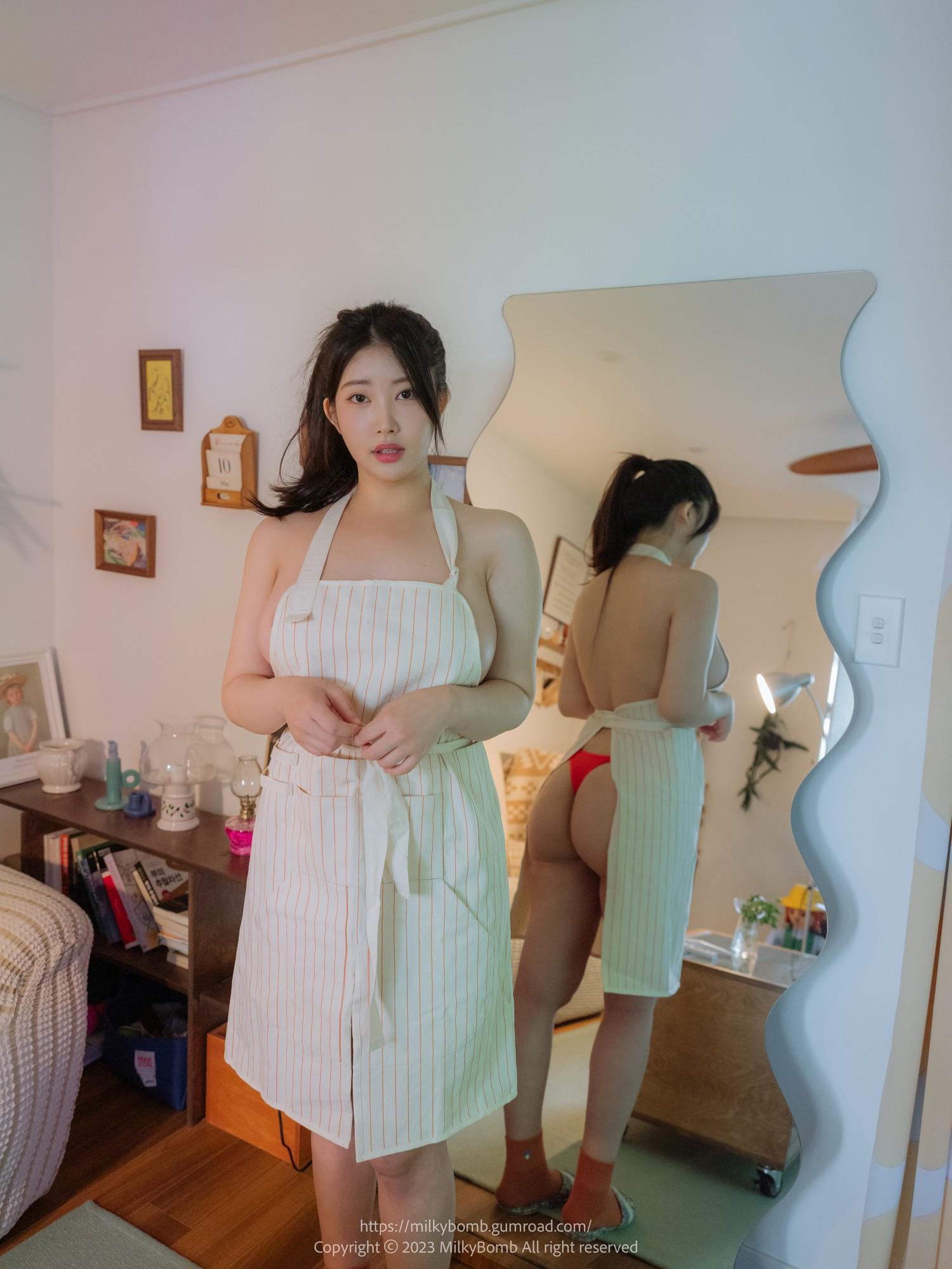 PURELISM 순수, [MilkyBomb] Apron 앞치마(73)