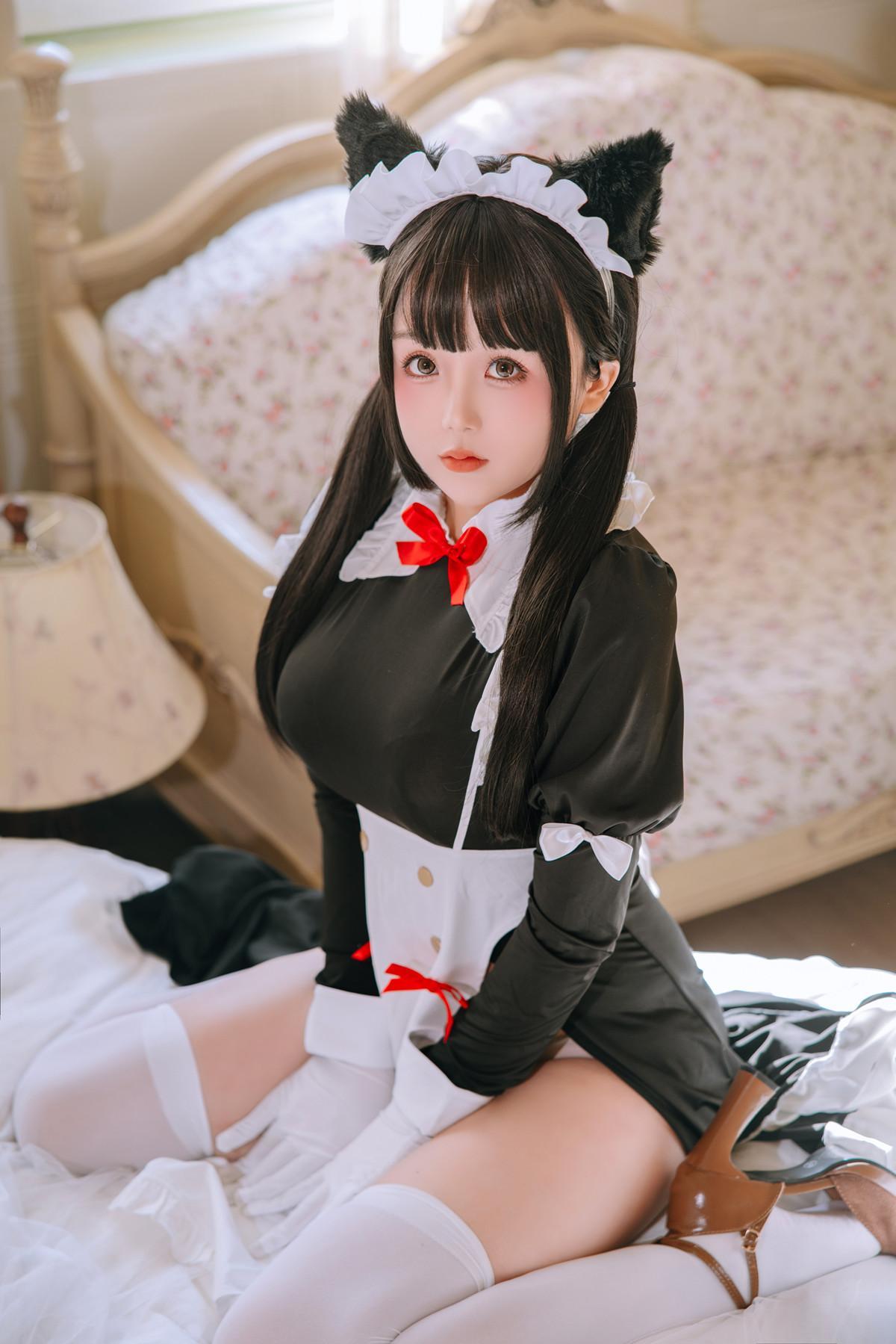 Cosplay Rinaijiao日奈娇 猫娘女仆 Set.01(6)