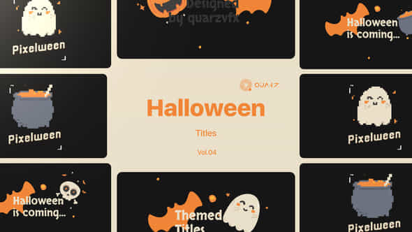 Halloween Titles Vol. - VideoHive 48369798