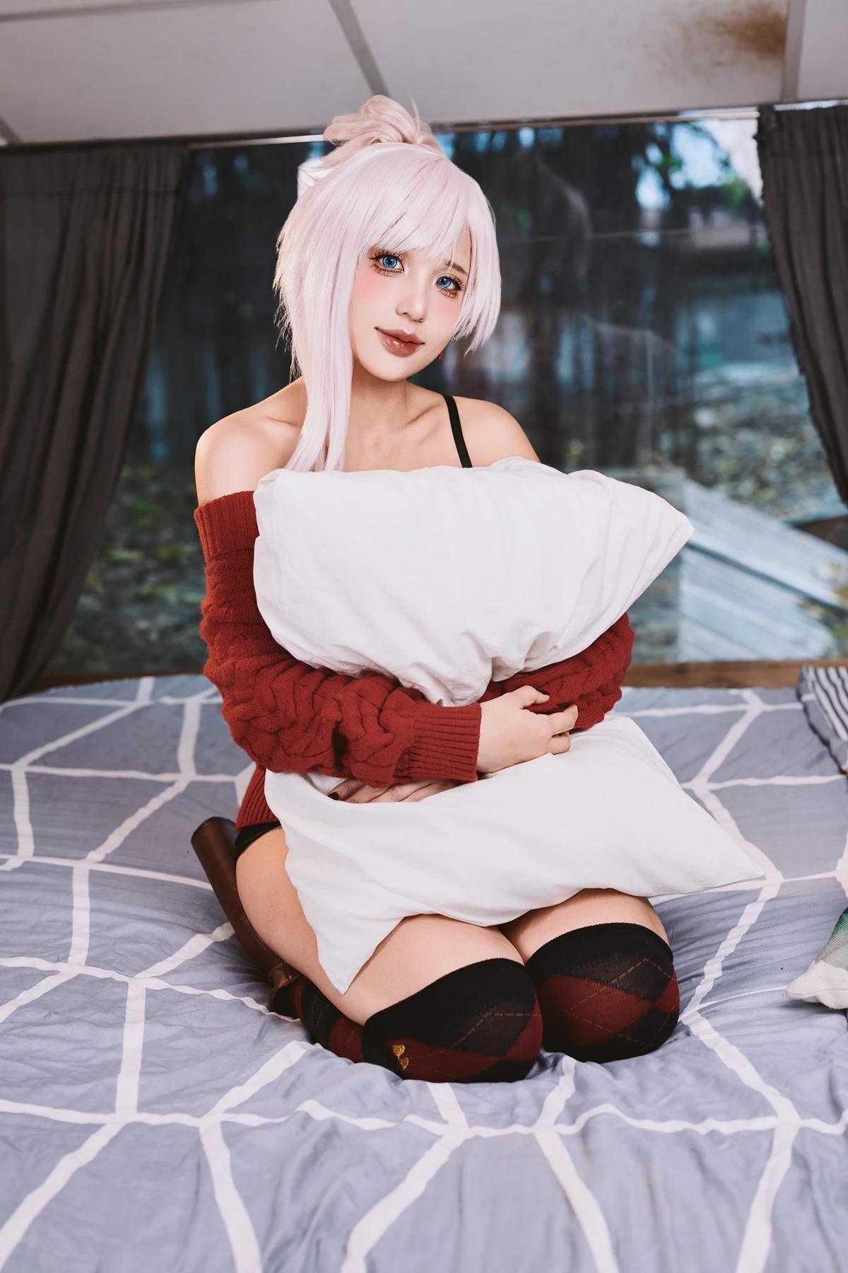 Cosplay PuyPuy – 家庭主妇武藏(9)
