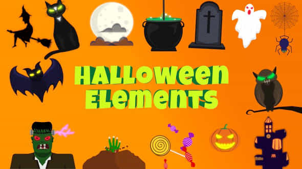 Halloween Elements For Final Cut Pro X - VideoHive 54413867