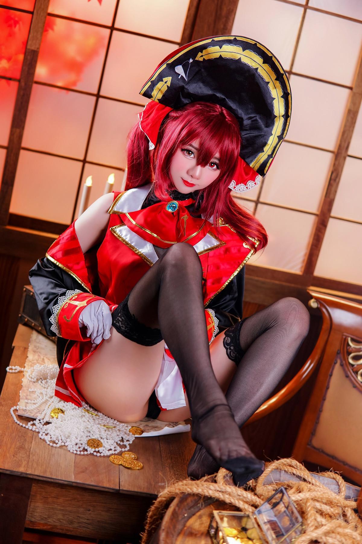 Cosplay Sally多啦雪 – Houshou Marine 宝鐘マリン(9)