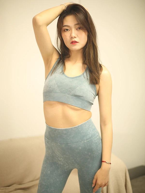 希威社美女张馨瑶灰蓝色紧身装无圣光图集(4)