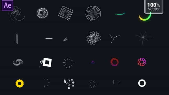 MoGraph Elements Pack | 4K - VideoHive 33601041