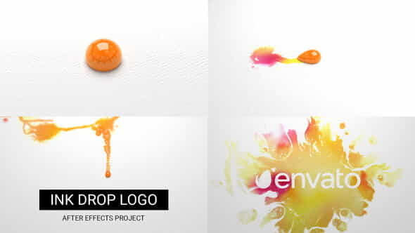 Ink Drop Logo - VideoHive 37139870